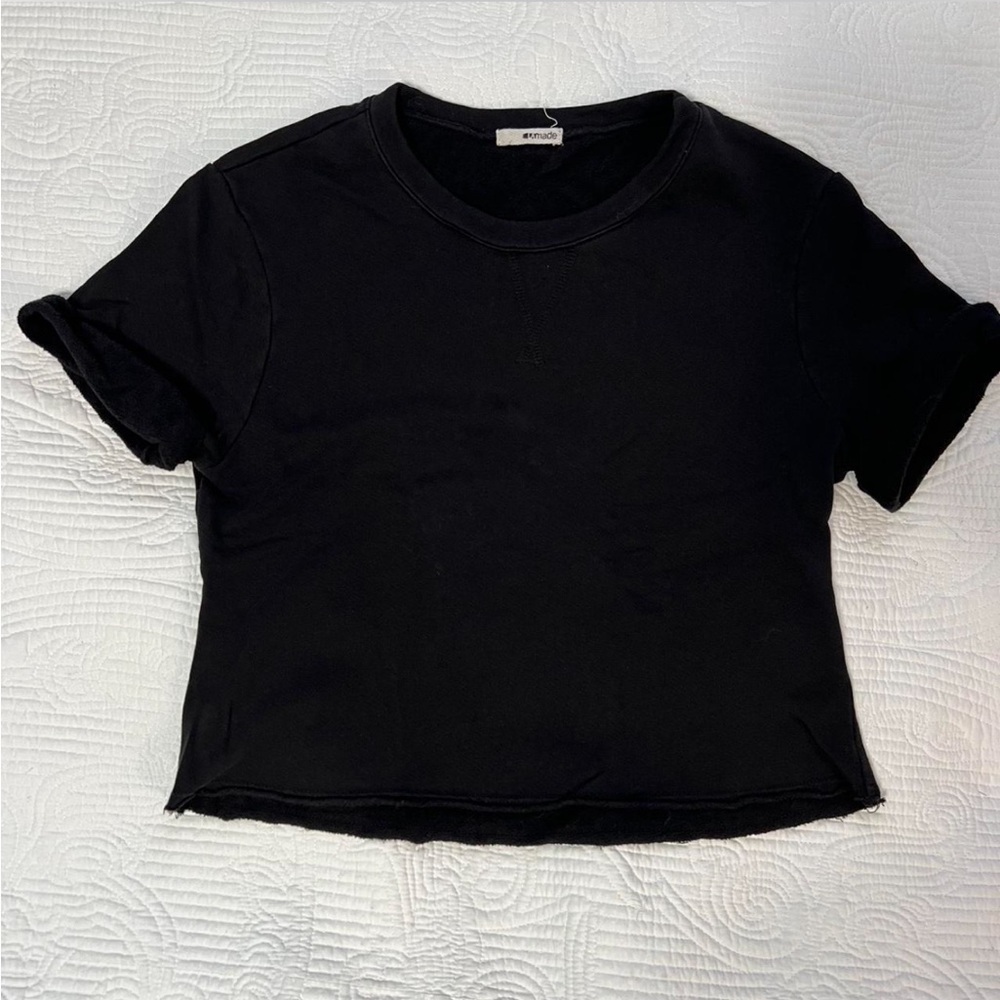 LA Made Crop Sweatshirt Tee Size Small
